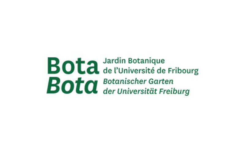 Logo of the Botanical Garden of the University of Fribourg.
