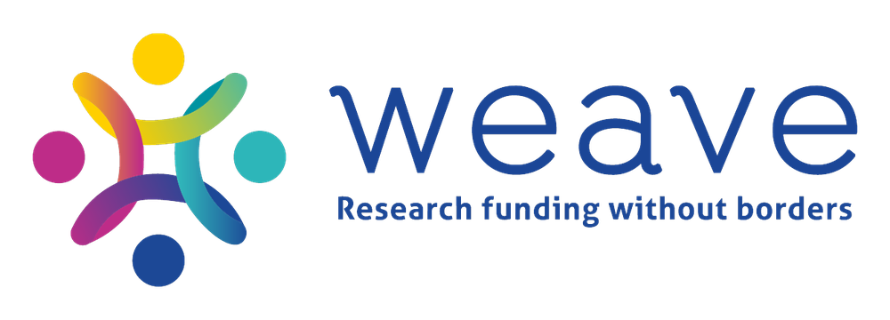 Weave programme logo, "Research funding without borders".